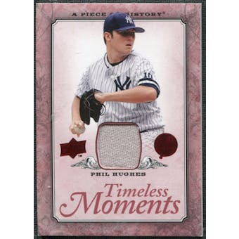 2008 Upper Deck UD A Piece of History Timeless Moments Jersey #44 Phil Hughes
