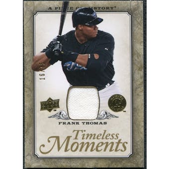 2008 Upper Deck UD A Piece of History Timeless Moments Jersey Gold #49 Frank Thomas /75