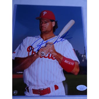 Darren Daulton Philadelphia Phillies Autographed Baseball 8x10 Photo JSA COA #HH11532 (Reed Buy)