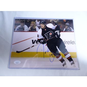 Daniel Briere Philadelphia Flyers Autographed Hockey 8x10 Photo JSA COA #HH11551 (Reed Buy)