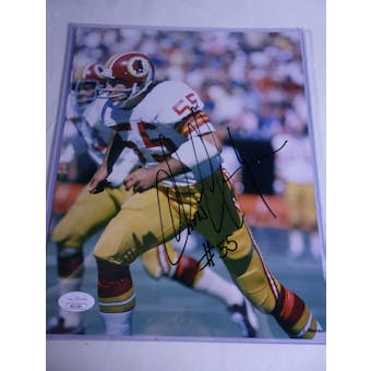 Chris Hanburger Washington Redskins Autographed Football 8x10 Photo JSA COA #HH11561 (Reed Buy)