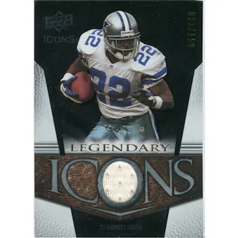 2008 Upper Deck Icons Legendary Icons Jersey Silver #LI7 Emmitt Smith /150