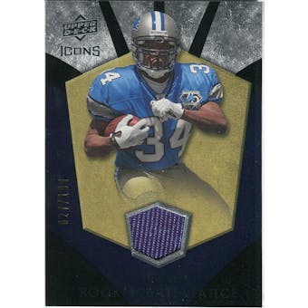 2008 Upper Deck Icons Rookie Brilliance Jersey Silver #RB23 Kevin Smith /199