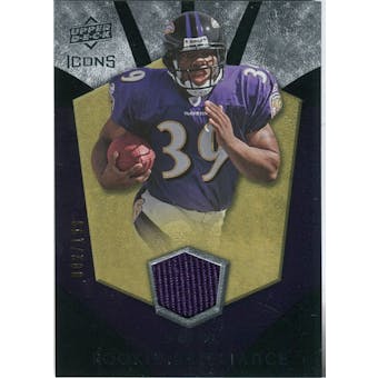 2008 Upper Deck Icons Rookie Brilliance Jersey Silver #RB33 Ray Rice /199