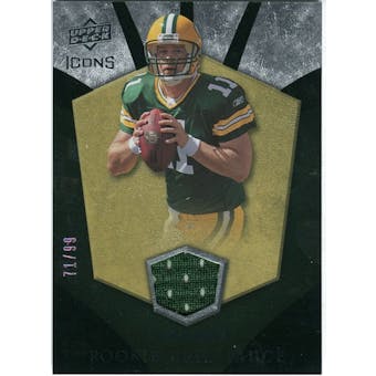 2008 Upper Deck Icons Rookie Brilliance Jersey Gold #RB3 Brian Brohm /99