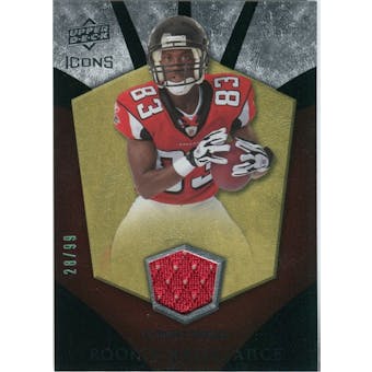 2008 Upper Deck Icons Rookie Brilliance Jersey Gold #RB12 Harry Douglas /99