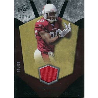 2008 Upper Deck Icons Rookie Brilliance Jersey Gold #RB13 Early Doucet /99