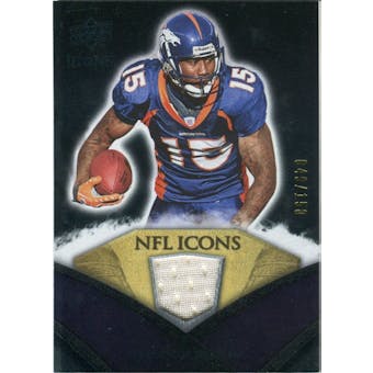 2008 Upper Deck Icons NFL Icons Jersey Silver #NFL3 Brandon Marshall /150