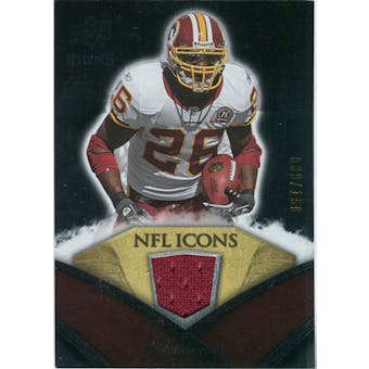 2008 Upper Deck Icons NFL Icons Jersey Silver #NFL14 Clinton Portis /150