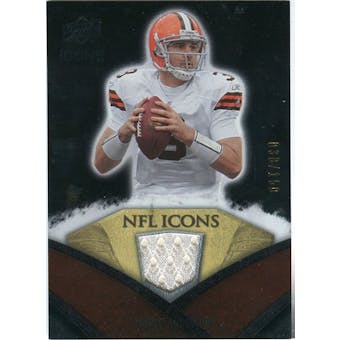 2008 Upper Deck Icons NFL Icons Jersey Silver #NFL16 Derek Anderson /150