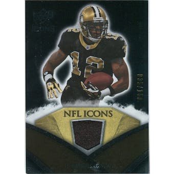 2008 Upper Deck Icons NFL Icons Jersey Silver #NFL23 Marques Colston /150
