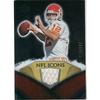 2008 Upper Deck Icons NFL Icons Jersey Silver #NFL24 Brodie Croyle /150