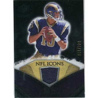 2008 Upper Deck Icons NFL Icons Jersey Silver #NFL32 Marc Bulger /150