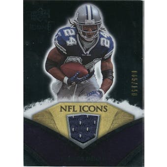 2008 Upper Deck Icons NFL Icons Jersey Silver #NFL33 Marion Barber /150
