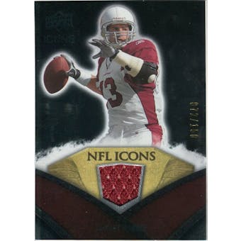 2008 Upper Deck Icons NFL Icons Jersey Silver #NFL35 Kurt Warner /150