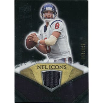 2008 Upper Deck Icons NFL Icons Jersey Silver #NFL36 Matt Schaub /150