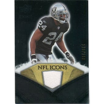 2008 Upper Deck Icons NFL Icons Jersey Silver #NFL37 Michael Huff /150