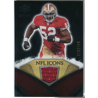 2008 Upper Deck Icons NFL Icons Jersey Silver #NFL39 Patrick Willis /150