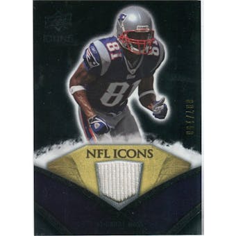 2008 Upper Deck Icons NFL Icons Jersey Silver #NFL42 Randy Moss /150