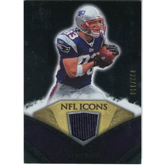 2008 Upper Deck Icons NFL Icons Jersey Silver #NFL49 Wes Welker /150
