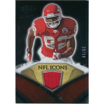 2008 Upper Deck Icons NFL Icons Jersey Gold #NFL19 Dwayne Bowe /50