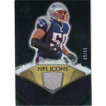 2008 Upper Deck Icons NFL Icons Jersey Gold #NFL38 Mike Vrabel /50