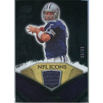 2008 Upper Deck Icons NFL Icons Jersey Gold #NFL46 Tony Romo /50