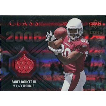 2008 Upper Deck Icons Class of 2008 Jersey Silver #CO14 Early Doucet /199