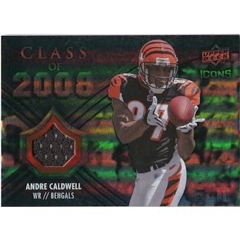 2008 Upper Deck Icons Class of 2008 Jersey Silver #CO15 Andre Caldwell /199
