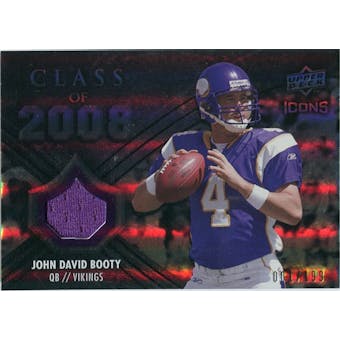 2008 Upper Deck Icons Class of 2008 Jersey Silver #CO20 John David Booty /199
