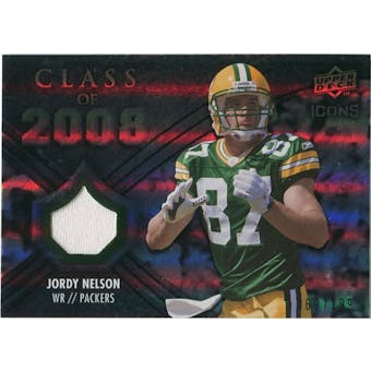 2008 Upper Deck Icons Class of 2008 Jersey Silver #CO21 Jordy Nelson /199