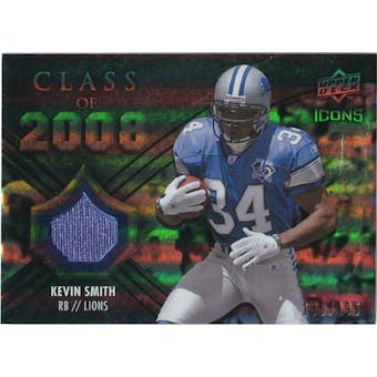 2008 Upper Deck Icons Class of 2008 Jersey Silver #CO23 Kevin Smith /199