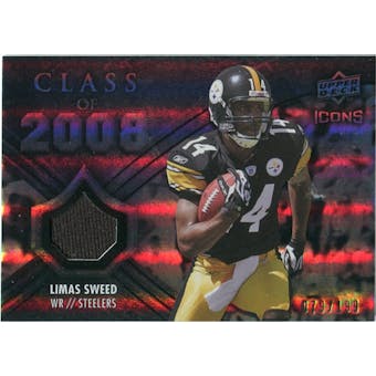 2008 Upper Deck Icons Class of 2008 Jersey Silver #CO24 Limas Sweed /199