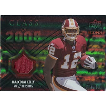 2008 Upper Deck Icons Class of 2008 Jersey Silver #CO26 Malcolm Kelly /199