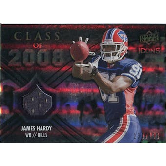 2008 Upper Deck Icons Class of 2008 Jersey Silver #CO28 James Hardy /199