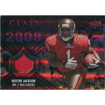 2008 Upper Deck Icons Class of 2008 Jersey Silver #CO30 Dexter Jackson /199