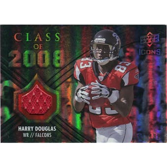 2008 Upper Deck Icons Class of 2008 Jersey Silver #CO34 Harry Douglas /199