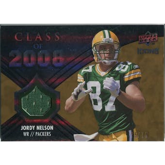 2008 Upper Deck Icons Class of 2008 Jersey Gold #CO21 Jordy Nelson /75