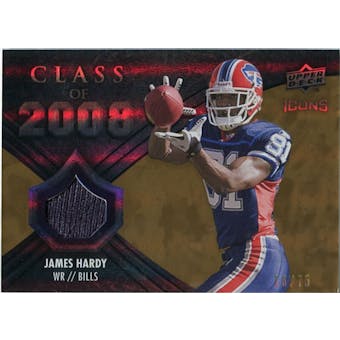 2008 Upper Deck Icons Class of 2008 Jersey Gold #CO28 James Hardy /75