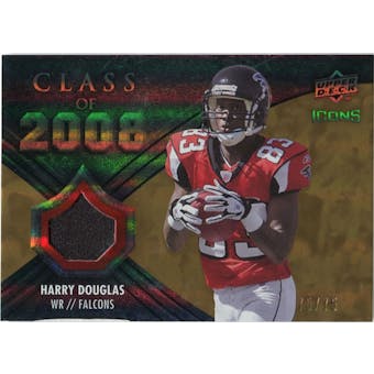 2008 Upper Deck Icons Class of 2008 Jersey Gold #CO34 Harry Douglas /75