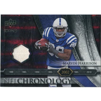 2008 Upper Deck Icons NFL Chronology Jersey Silver #CHR29 Marvin Harrison /150
