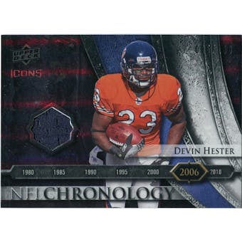 2008 Upper Deck Icons NFL Chronology Jersey Silver #CHR34 Devin Hester /150