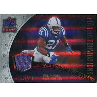 2008 Upper Deck Icons Future Foundations Jersey Silver #FF4 Bob Sanders /199