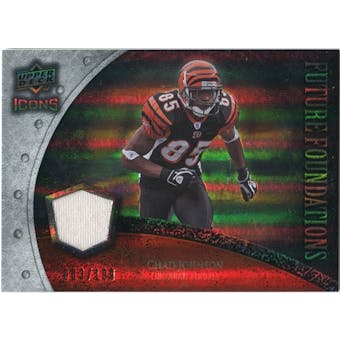 2008 Upper Deck Icons Future Foundations Jersey Silver #FF9 Chad Johnson /199