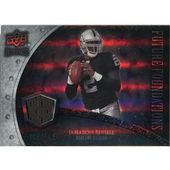 2008 Upper Deck Icons Future Foundations Jersey Silver #FF15 JaMarcus Russell /199