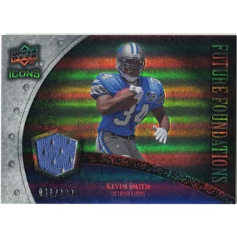 2008 Upper Deck Icons Future Foundations Jersey Silver #FF19 Kevin Smith /199
