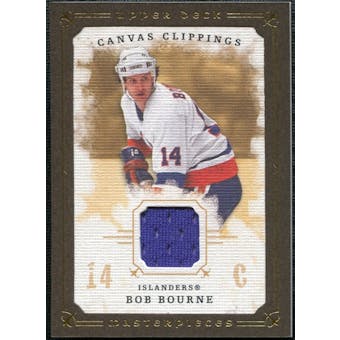 2008/09 Upper Deck UD Masterpieces Canvas Clippings Brown #CCBO Bob Bourne