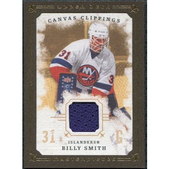 2008/09 Upper Deck UD Masterpieces Canvas Clippings Brown #CCBS Billy Smith