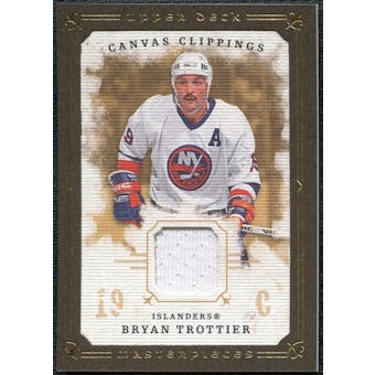 2008/09 Upper Deck UD Masterpieces Canvas Clippings Brown #CCBT Bryan Trottier