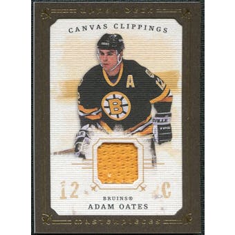 2008/09 Upper Deck UD Masterpieces Canvas Clippings Brown #CCAO2 Adam Oates